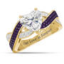 Our Love is Forever Birthstone DIamonisse Ring 10473 0015 b february