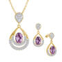 Birthstone Necklace Earring Set 6930 0010 f june