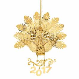 The 2017 Gold Christmas Ornament Collection 5350 001 3 10