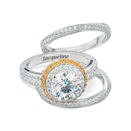 Birthstone Trio Ring Set 12233 0012 k november