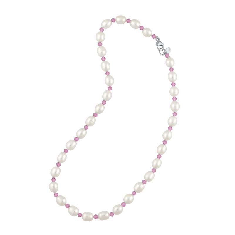 Birthstone and Pearl Necklace 1108 001 7 6
