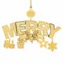 The 2020 Gold Christmas Ornament Collection 2161 007 6 3