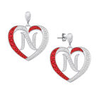 Diamond Initial Heart Earrings 10926 0026 n initial n