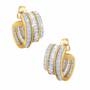 Triple Hoop Simulated Diamond Earrings 11647 1319 a main