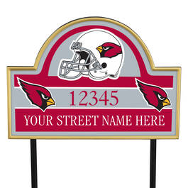NFL Pride Personalized Address Plaques 5463 0405 a cardinals