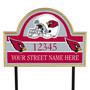 NFL Helmet Address Plaques, NFL Pride Personalized Address Plaques 5463 0405 a cardinals