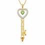 The Birthstone Key Pendant 6685 001 7 8