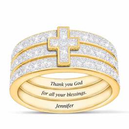 Blessed Stackable Diamond Ring Set 5279 002 9 1