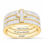 Blessed Stackable Diamond Ring Set 5279 002 9 1