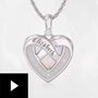My Daughter Forever Personalized Diamond Pendant, , video-thumb
