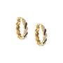 Dazzling Huggie Weave Hoop 11555 0030 a main