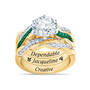 Birthstone Zodiac Ring Set 6740 0044 e may