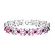 Cherry Blossom Crystal Bracelet with FREE Matching Earrings 11989 0010 b bracelet