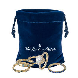 Shades of Blue Stackable Five Ring Set 12360 0017 g giftpouch