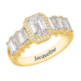 Personalized Signature Birthstone Ring 10664 0014 d april