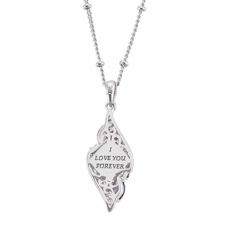 Forever Proud Granddaughter Journey Pendant with card 6840 001 9 3
