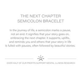 The Next Chapter Semicolon Bracelet 11785 0149 s card