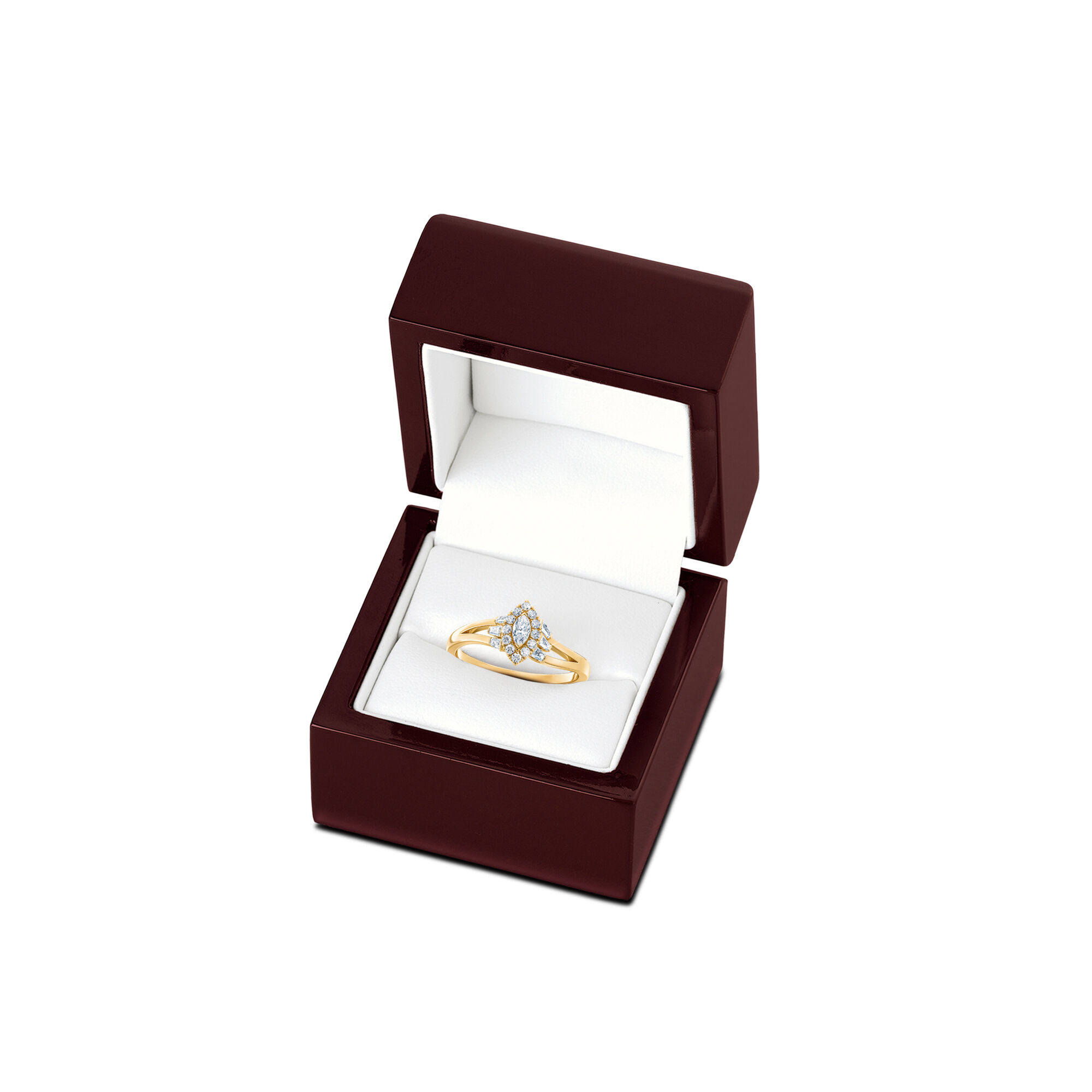 Marquise Majesty Diamond Ring 2147 0059 g gift box