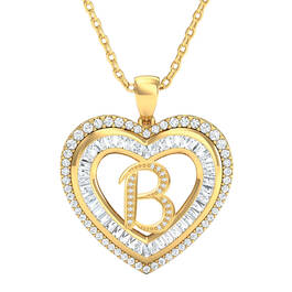 Initial Heart Pendant 10383 0014 b pendant
