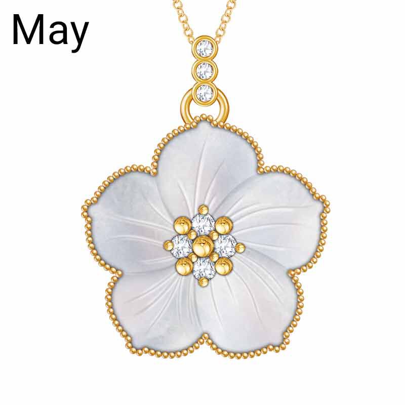 Mother of Pearl Monthly Pendants 6117 002 3 5