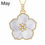 Mother of Pearl Monthly Pendants 6117 002 3 5