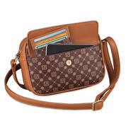 Jose Hess Crossbody with FREE Matching Card Case 12111 0019 b bagopen