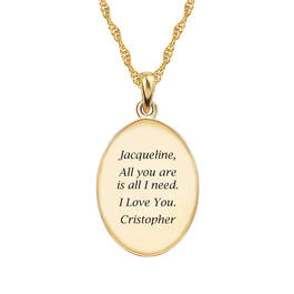 I Love You Diamond Pendant 5238 0300 c back