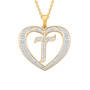 Dazzling Diamond Heart Children's Pendant, Dazzling Diamond Heart Pendant 11622 0138 a t