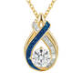 Birthstone Swirl Pendant with Free Matching Earrings 12210 0027 i september