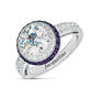 Birthstone Trio Ring Set 12233 0020 b february