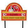 NFL Pride Personalized Address Plaques 5463 0405 a chiefs