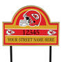 NFL Helmet Address Plaques, NFL Pride Personalized Address Plaques 5463 0405 a chiefs