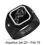 Personalized Zodiac Black Ice Ring 1438 001 8 2