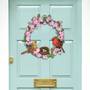 Spring Blossoms Songbird Wreath, Spring Blossoms Songbird Wreath 1951 001 5 2
