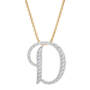 Diamond Initial Pendant 11030 0019 a main