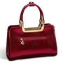 Ruby Red Genuine Leather Handbag 5619 001 0 3