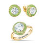 Love Knot Birthstone Ring with Free Matching Earrings 12097 0017 h august