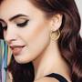 Personalized Double Hoop Earrings 6551 001 8 3