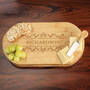 The Personalized Bamboo Cheese Serving Set 10767 0010 c table
