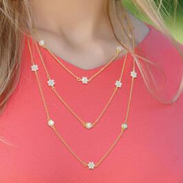 Layers of Luxury Diamonisse Necklace 6596 0015 m model