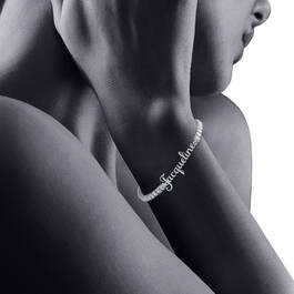 Personalized Shimmering Tennis Bracelet 6571 0014 m model