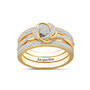 Personalized Diamond Ring Set 10899 0011 a main