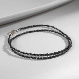 Black Diamond Necklace 11142 2135 c doublestrand