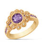 A Dozen Roses Birthstone Diamond Ring 6874 0018 b february