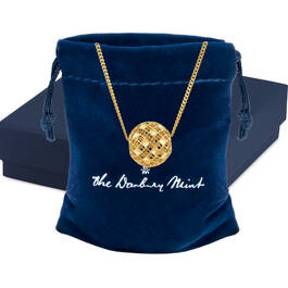 9KT Gold Diamond Cut Ball Pendant 12230 0015 g giftpouch box