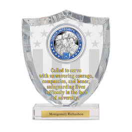 Shields of Honor Silver plated Commemorative 11736 0073 g police
