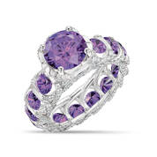 Nine Carat Birthstone Ring 12168 0011 b february