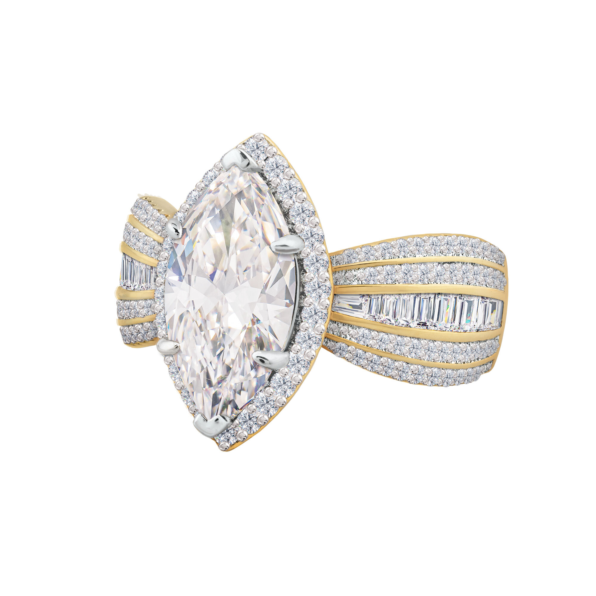 The Magnificent Marquise Diamonisse Ring 11020 0011 b sideview