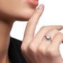 Personalized Pearl Birthstone Swirl Ring 11064 0018 m model
