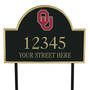 The College Personalized Address Plaque 5716 0384 b Oklahoma